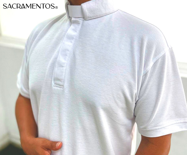 Camisa Clerical Tipo Polo