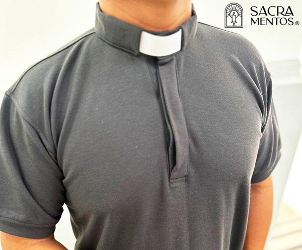 Camisa Clerical Tipo Polo