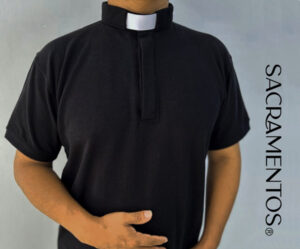 Camisa Clerical Tipo Polo