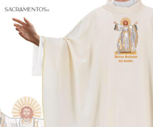 Casulla Divino Salvador del Mundo