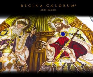 Vitral genuino de La Santísima Trinidad